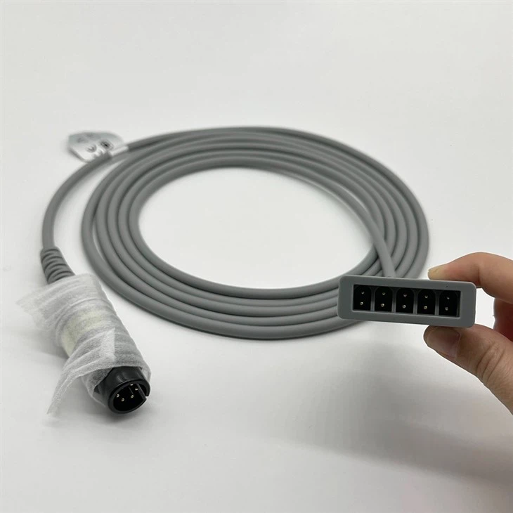 EDAN ECG Trunk Cable AHA/IEC 6-Pin 2.7M ET05DGS061