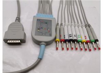 GE Healthcare Marquette 호환 가능한 직접 연결 EKG 케이블