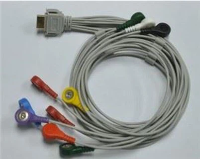 BIOX 19 핀 10 리드 ECG 홀터 케이블 리드 와이어