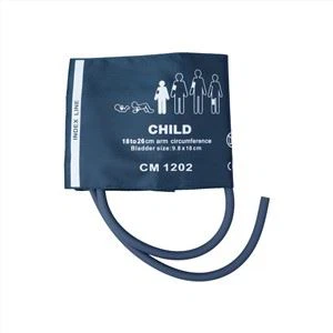 나일론 아이 재사용 가능한 NIBP 커프 혈압 커프 듀얼 튜브