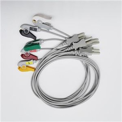 스페이스 랩 ECG 리드 와이어 5 리드 스냅 / 클립 700-0007-08