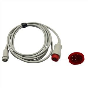 Mindray 12핀-4핀 IBP 어댑터 케이블