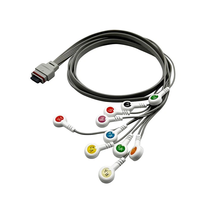 Nihon Kohden Recorder Holter ECG Cable 10lead