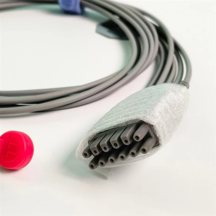 Original Edan 5 Lead Reusable ECG Cable For Edan IT20 Telemetry EL05DASY