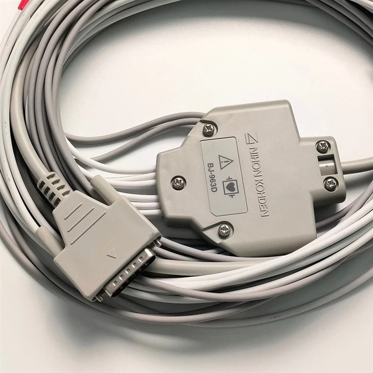 Nihon Kohden 10 Leads EKG Cable BJ-963D